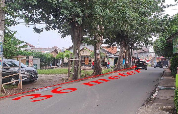 Tanah Luas Pinggir Jalan Raya di Ciputat Timur