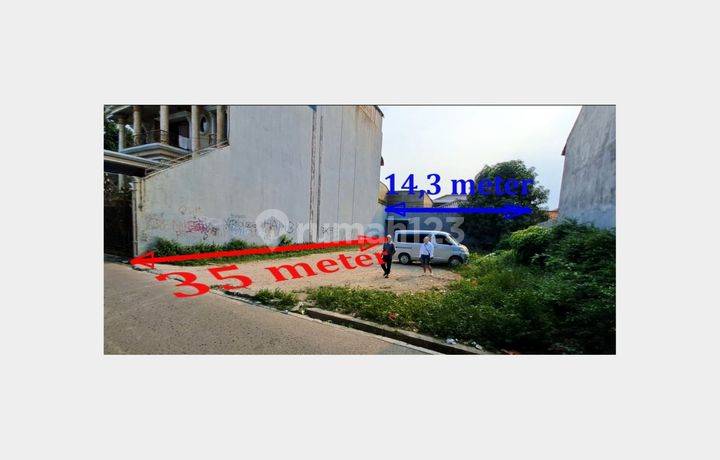 Tanah Pinggir Jalan, dekat Plasa Bintaro Ciputat Timur