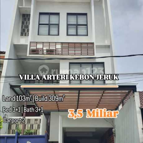 Kebon Jeruk, Jakarta Barat VILLA ARTERI Rumah 3 lantai furnished