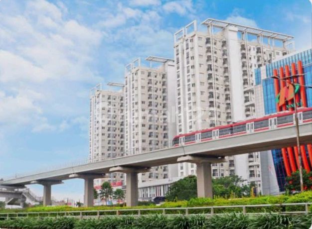 2 Unit Jadi Satu. Apartment 2br Signature Park Grande. Lantai Rendah. Unit Persis View Lrt Cawang.