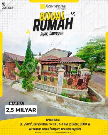 Dijual Rumah Hook Luas 250 M² di Kawasan Elite Fajar Indah Jajar Solo