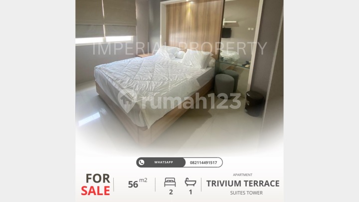 Apartemen Trivium 2BR Furnished – Dekat EJIP & MM2100