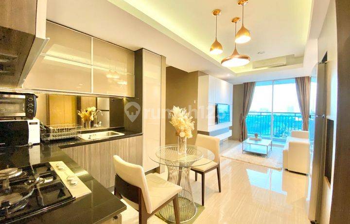 Dijual Apartemen Furnished Springhill Terrace Kemayoran Siap Huni 3 Kamar Tidur
