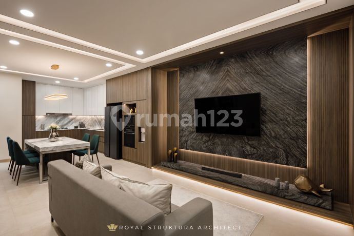 For Sale Rumah Full Interior di Monaco Village dengan Design American Classic Jarang Ada Siap Huni