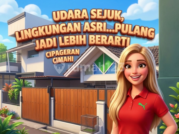 For Sale Modern Minimalist House Fully Furnished, Cipageran Asri