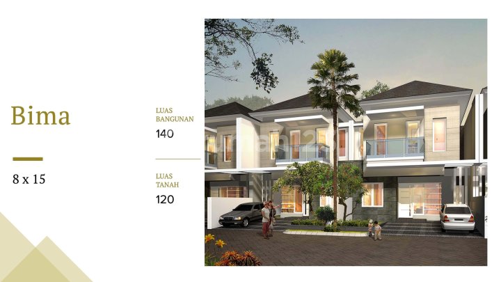 For Sale: Puri Indah Unit, Central Ketintang, Surabaya, 2 Floors, Semi-Furnished, Move-In Ready