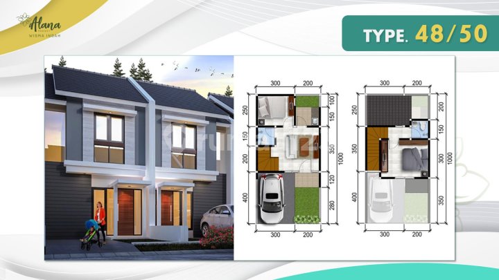 Unit Sudah Ready Alana Wisma Indah Gununganyar Cukup Bayar 10 Juta Pilih Unit