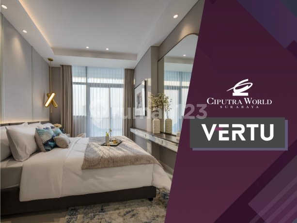 Jual Unit Apartemen The Vertu Siap Pakai Furnish Surabaya Barat