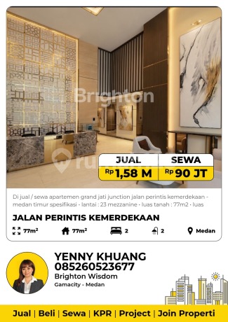 Di Jual / Sewa Apartemen Grand Jati Junction 