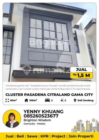 Hanya 1.5 M Rumah Siap Huni Komplek Citraland Gama City