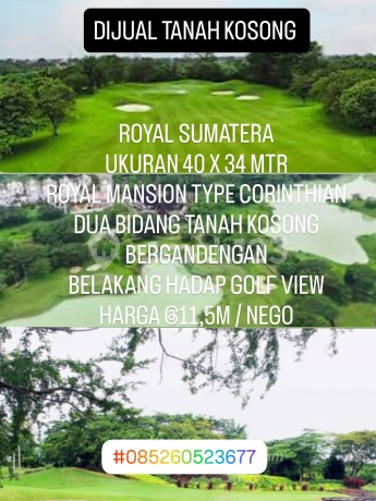 Hunian Asri Ada Lapangan Golf Dijual Tanah Kosong UK 40m X 34m Hunian Asri Ada Lapangan Golf Dijual Tanah Kosong UK 40m X 34m
