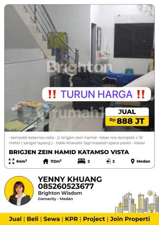 Turun Harga Dijual Rumah Ruko Siap Huni Bebas Banjir Dalam Komplek