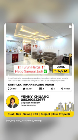 Turun Harga Nego Sampai Jadi Dijual Villa Mewah Bangunan Baru