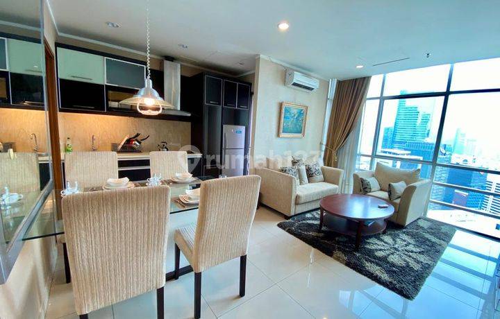 Di Jual 2 Kamar Tidur Furnished Sahid Sudirman Residence Bagus