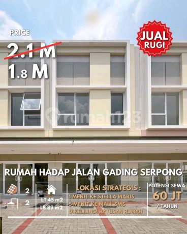 Dijual Ruko Vienna Grande Gading Serpong 2 Lantai Tangerang Dijual Ruko Vienna Grande Gading Serpong 2 Lantai Tangerang