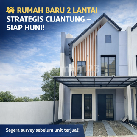 Rumah Baru 2 Lantai Strategis Cijantung - Siap Huni! Rumah Baru 2 Lantai Strategis Cijantung - Siap Huni!