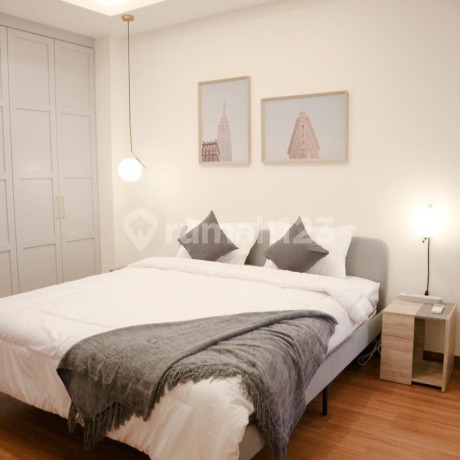 Apartment 2 BR Type Onyx Furnished Hegarmanah Residence 