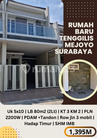 Dijual Rumah Siap Huni 2 Lantai Lokasi Tenggilis Mejoyo Dekat Kampus Ubaya Dijual Rumah Siap Huni 2 Lantai Lokasi Tenggilis Mejoyo Dekat Kampus Ubaya