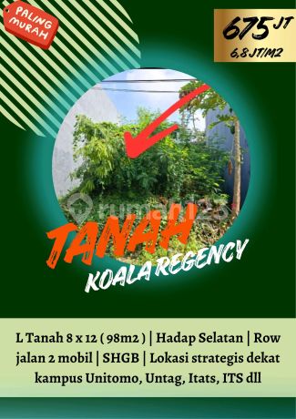 Jual Cepat Tanah Koala Regency Dekat Kampus Surabaya Jual Cepat Tanah Koala Regency Dekat Kampus Surabaya