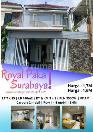 Rumah Siap Huni Royal Paka Dekat Kampus Upn dan Merr
