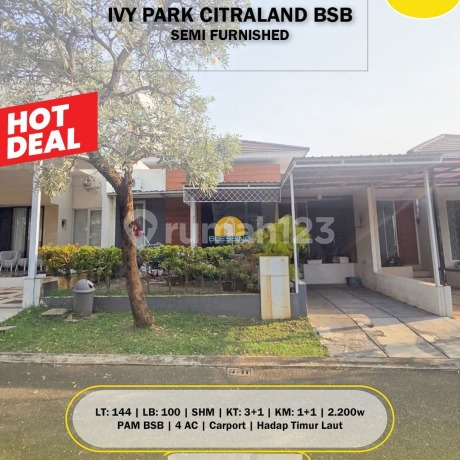 Nice House Ready to Occupy in Ivy Park Citraland Bsb City