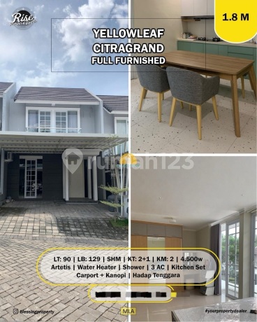 Rumah Di Citragrand Yellow Leaf - Eksklusif Full Furnished Rumah Di Citragrand Yellow Leaf - Eksklusif Full Furnished