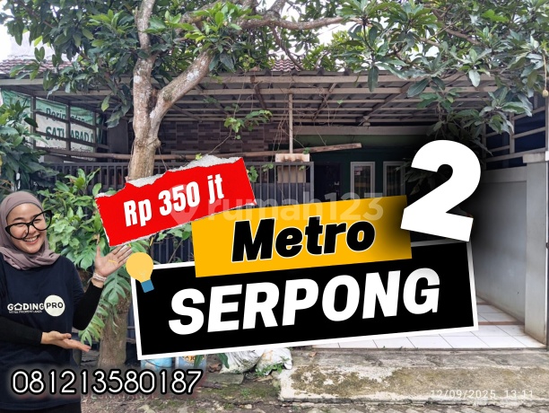 Dijual Murah Rumah Sudah Renov di Metro Serpong Cisauk