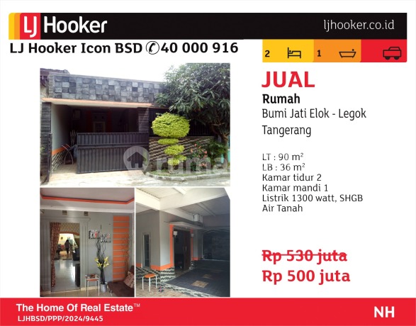 Jual Cepat Rumah Di Bumi Jati Elok Legok