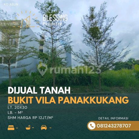 Jual Tanah Kavling Bukit Villa Mas Panakkukang Makassar