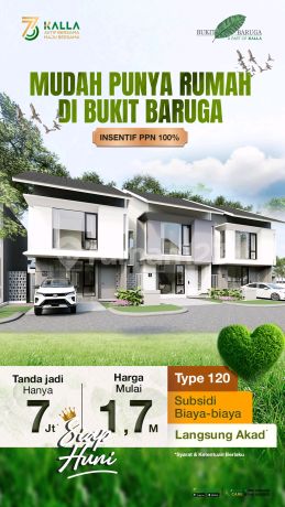 Rumah Siap Huni Bukit Baruga Makassar 2 Lantai Dp 0%