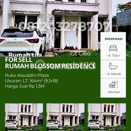 Dijual Rumah Tua Blossom Residence Tanjung Bunga Makassar – 9,1x18, SHM, Harga Terbaik Dijual Rumah Tua Blossom Residence Tanjung Bunga Makassar – 9,1x18, SHM, Harga Terbaik
