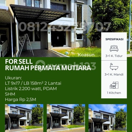 Dijual Rumah Permata Mutiara Makassar – 2 Lantai Habis Renovasi, SHM, Harga 2,5M Dijual Rumah Permata Mutiara Makassar – 2 Lantai Habis Renovasi, SHM, Harga 2,5M