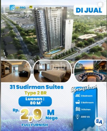 For Sale Fast Apartment 31 Sudirman Suites Fully Furnished 8th Floor