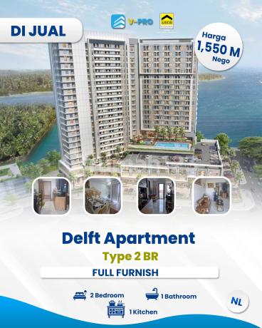 Dijual Cepat Delft Apartment Cpi 2 Br Full Furnish Ocean View