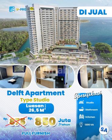 Dijual Cepat Apartment Delft Type Studio View Fasilitas dan Kampus Univ Ciputra Full Furnish Dijual Cepat Apartment Delft Type Studio View Fasilitas dan Kampus Univ Ciputra Full Furnish