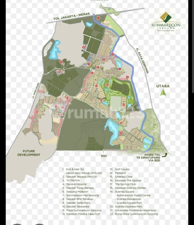 Jual Segera Kavling Aristoteles Scientia Garden Summarecon Gading Serpong