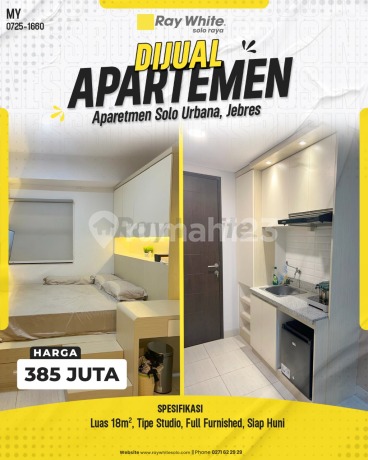 Dijual Apartement Di Solo Urbana Jebres Dekat Kampus UNS ISI