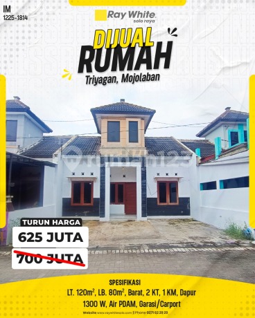 Rumah Murah Siap Pakai di Triyagan Asri Dekat Kampus dan Stasiun Rumah Murah Siap Pakai di Triyagan Asri Dekat Kampus dan Stasiun
