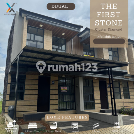 DIJUAL RUMAH THE GOLDEN STONE CLUSTER DIAMOND MINIMALIS SIAP HUNI SANGAT RAPIH MURAH MERIAH