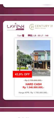 Affordable Hook House Ready to Occupy in Lavesh Cluster, Harapan Indah, Bekasi