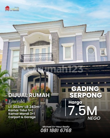 DIJUAL RUMAH di Emerald PHG, Gading Serpong DIJUAL RUMAH di Emerald PHG, Gading Serpong