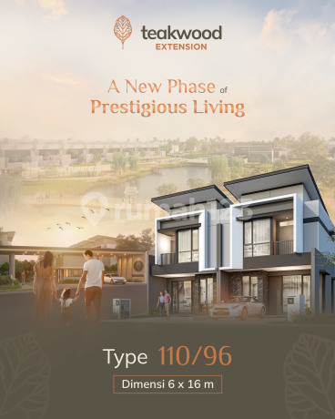Teakwood Extension Type 110/96 (Dimensi 6X16) | Rumah Minimalis Batam | Garden Avenue Residence Teakwood Extension Type 110/96 (Dimensi 6X16) | Rumah Minimalis Batam | Garden Avenue Residence