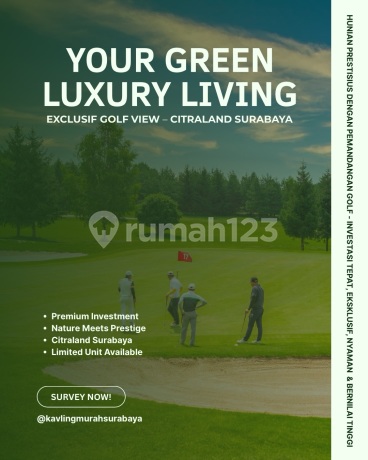 Kavling Golf View Raya Bukit Golf International Citraland Kavling Golf View Raya Bukit Golf International Citraland