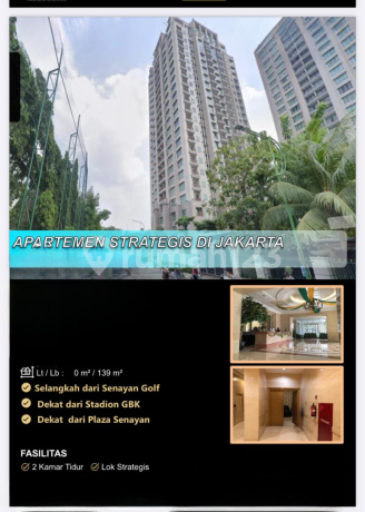 Apartemen Senayan Residence siap huni 