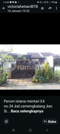 Rumah di Jual Via Lelang di Perumahan Istana Mentari Sidoarjo