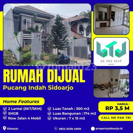Dijual Rumah 2 Lantai Lokasi Pucang Indah Sidoarjo Kota Dijual Rumah 2 Lantai Lokasi Pucang Indah Sidoarjo Kota