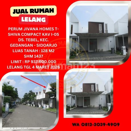 Jual Rumah Lelang Bank di Sidoarjo (Perum Jivana Homes - Gedangan) : Lelang Kpknl