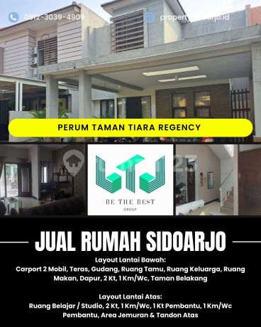 Dijual Rumah Mewah di Perumahan Taman Tiara Regency Sidoarjo - Luas 144 M2 (2Lantai) Dijual Rumah Mewah di Perumahan Taman Tiara Regency Sidoarjo - Luas 144 M2 (2Lantai)