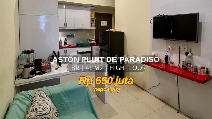 Apartemen Aston Pluit 2 Br High Floor Full Furnished