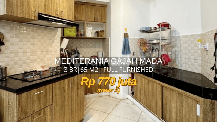 Apartemen Mediterania Gajah Mada 3 Br Full Furnished